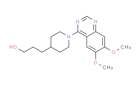 CAS No. 89151-37-1, 3-(1-(6,7-Dimethoxyquinazolin-4-yl)piperidin-4-yl)propan-1-ol