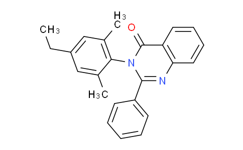 CAS No. 89210-33-3, 3-(4-Ethyl-2,6-dimethylphenyl)-2-phenylquinazolin-4(3H)-one