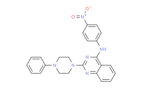 CAS No. 89218-50-8, N-(4-Nitrophenyl)-2-(4-phenylpiperazin-1-yl)quinazolin-4-amine