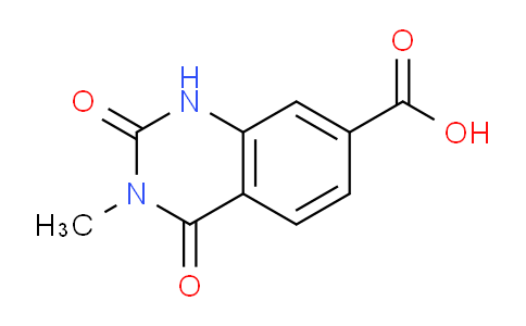 CAS No. 893768-52-0, 3-Methyl-2,4-dioxo-1,2,3,4-tetrahydroquinazoline-7-carboxylic acid