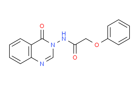 CAS No. 89632-75-7, N-(4-Oxoquinazolin-3(4H)-yl)-2-phenoxyacetamide