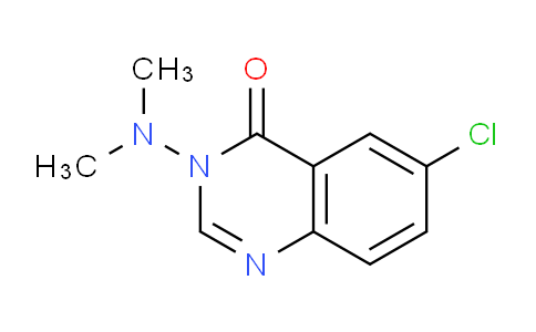 CAS No. 89804-95-5, 6-Chloro-3-(dimethylamino)quinazolin-4(3H)-one