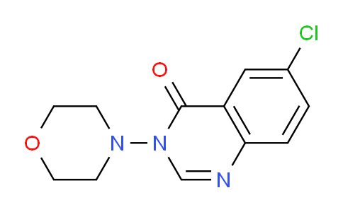 CAS No. 89804-98-8, 6-Chloro-3-morpholinoquinazolin-4(3H)-one