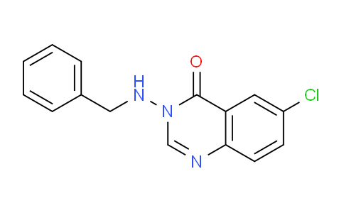 CAS No. 89804-99-9, 3-(Benzylamino)-6-chloroquinazolin-4(3H)-one