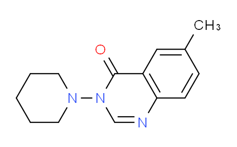 CAS No. 89805-00-5, 6-Methyl-3-(piperidin-1-yl)quinazolin-4(3H)-one