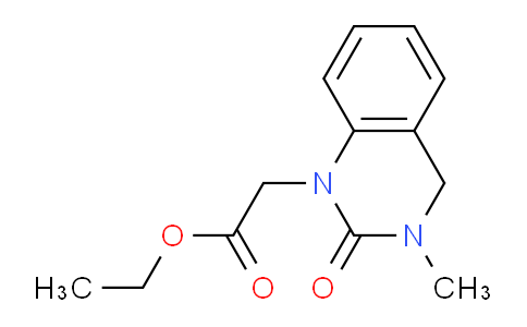 CAS No. 899367-77-2, Ethyl 2-(3-methyl-2-oxo-3,4-dihydroquinazolin-1(2H)-yl)acetate
