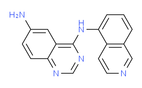 CAS No. 899829-96-0, N4-(Isoquinolin-5-yl)quinazoline-4,6-diamine