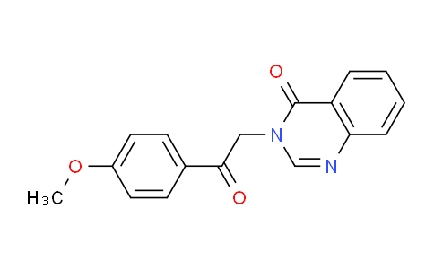 CAS No. 90059-68-0, 3-(2-(4-Methoxyphenyl)-2-oxoethyl)quinazolin-4(3H)-one