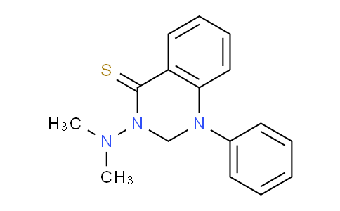 CAS No. 90070-79-4, 3-(Dimethylamino)-1-phenyl-2,3-dihydroquinazoline-4(1H)-thione