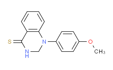 CAS No. 90070-93-2, 1-(4-Methoxyphenyl)-2,3-dihydroquinazoline-4(1H)-thione