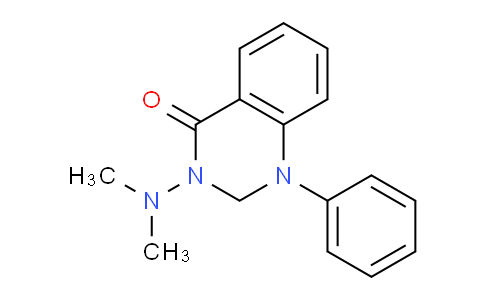 CAS No. 90071-01-5, 3-(Dimethylamino)-1-phenyl-2,3-dihydroquinazolin-4(1H)-one