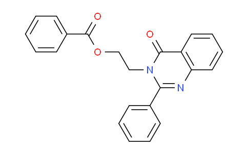 CAS No. 90094-99-8, 2-(4-Oxo-2-phenylquinazolin-3(4H)-yl)ethyl benzoate