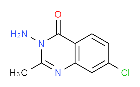 CAS No. 90537-62-5, 3-Amino-7-chloro-2-methylquinazolin-4(3H)-one