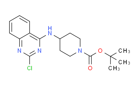 CAS No. 911681-37-3, tert-Butyl 4-((2-chloroquinazolin-4-yl)amino)piperidine-1-carboxylate
