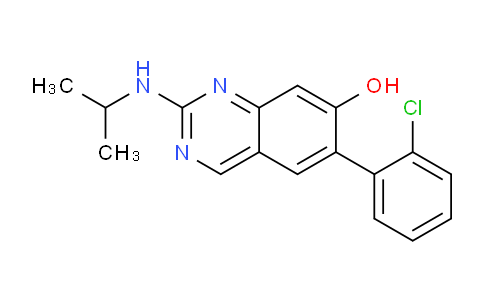 CAS No. 914391-62-1, 6-(2-Chlorophenyl)-2-(isopropylamino)quinazolin-7-ol
