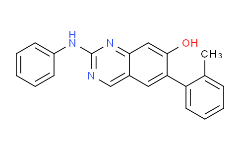 CAS No. 914393-25-2, 2-(Phenylamino)-6-(o-tolyl)quinazolin-7-ol