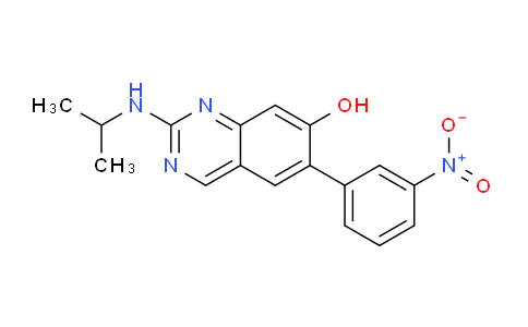CAS No. 914395-73-6, 2-(Isopropylamino)-6-(3-nitrophenyl)quinazolin-7-ol