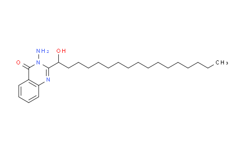 CAS No. 917764-64-8, 3-Amino-2-(1-hydroxyheptadecyl)quinazolin-4(3H)-one