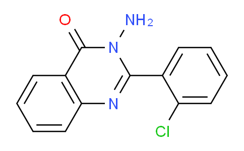CAS No. 92161-79-0, 3-Amino-2-(2-chlorophenyl)quinazolin-4(3H)-one