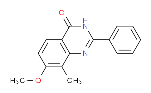 CAS No. 922520-29-4, 7-Methoxy-8-methyl-2-phenylquinazolin-4(3H)-one