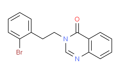 CAS No. 923018-89-7, 3-(2-Bromophenethyl)quinazolin-4(3H)-one