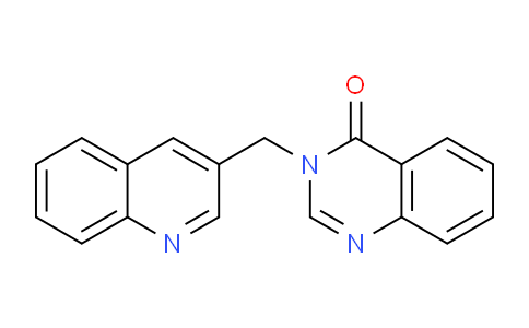 CAS No. 923018-92-2, 3-(Quinolin-3-ylmethyl)quinazolin-4(3H)-one