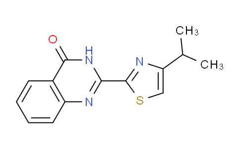 CAS No. 923274-28-6, 2-(4-Isopropylthiazol-2-yl)quinazolin-4(3H)-one