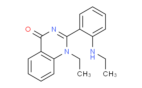 CAS No. 93415-39-5, 1-Ethyl-2-(2-(ethylamino)phenyl)quinazolin-4(1H)-one