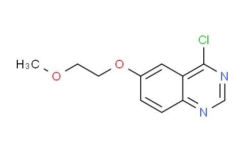 CAS No. 937263-67-7, 4-Chloro-6-(2-methoxyethoxy)quinazoline
