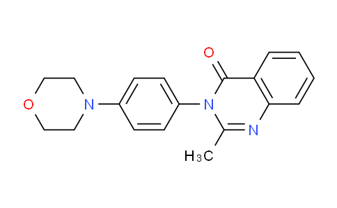 CAS No. 94051-76-0, 2-Methyl-3-(4-morpholinophenyl)quinazolin-4(3H)-one