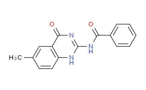 CAS No. 94066-18-9, N-(6-Methyl-4-oxo-1,4-dihydroquinazolin-2-yl)benzamide
