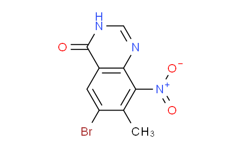 CAS No. 943605-86-5, 6-Bromo-7-methyl-8-nitroquinazolin-4(3H)-one