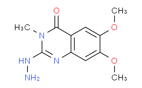 CAS No. 945367-99-7, 2-Hydrazinyl-6,7-dimethoxy-3-methylquinazolin-4(3H)-one