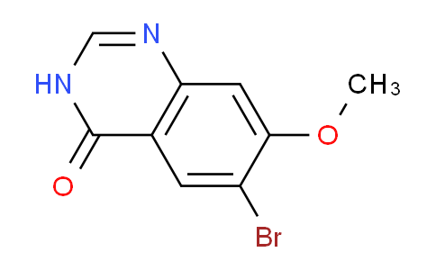 CAS No. 950577-05-6, 6-Bromo-7-methoxyquinazolin-4(3H)-one
