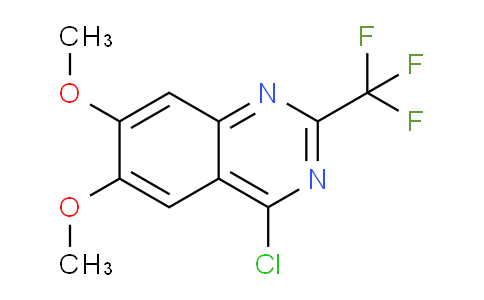 CAS No. 951904-96-4, 4-Chloro-6,7-dimethoxy-2-(trifluoromethyl)quinazoline