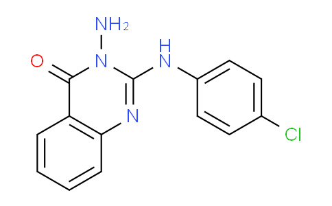CAS No. 95241-44-4, 3-Amino-2-((4-chlorophenyl)amino)quinazolin-4(3H)-one