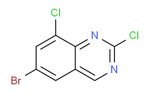 CAS No. 953039-27-5, 6-Bromo-2,8-dichloroquinazoline