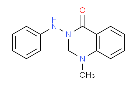 CAS No. 95757-92-9, 1-Methyl-3-(phenylamino)-2,3-dihydroquinazolin-4(1H)-one