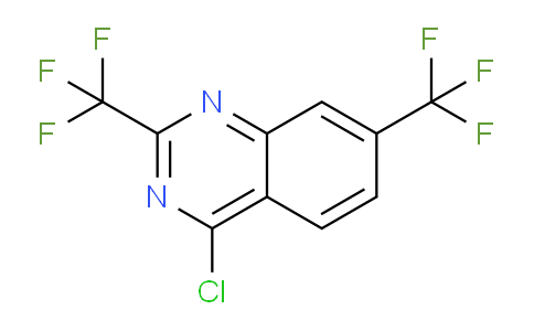CAS No. 959238-04-1, 4-Chloro-2,7-bis(trifluoromethyl)quinazoline