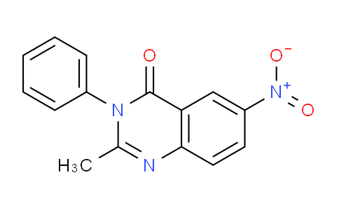 CAS No. 966-91-6, 2-Methyl-6-nitro-3-phenylquinazolin-4(3H)-one