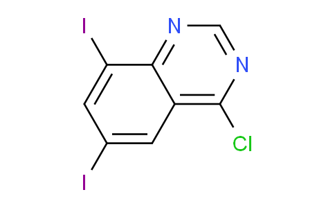 CAS No. 98436-53-4, 4-Chloro-6,8-diiodoquinazoline