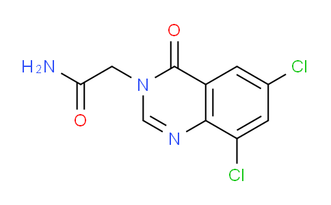 CAS No. 98994-14-0, 2-(6,8-Dichloro-4-oxoquinazolin-3(4H)-yl)acetamide