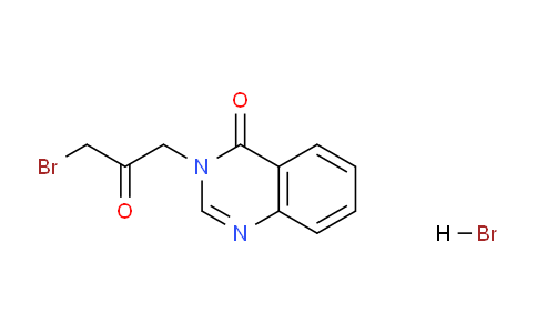 CAS No. 99851-81-7, 3-(3-Bromo-2-oxopropyl)quinazolin-4(3H)-one hydrobromide