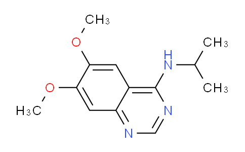CAS No. 21575-17-7, N-isopropyl-6,7-dimethoxyquinazolin-4-amine