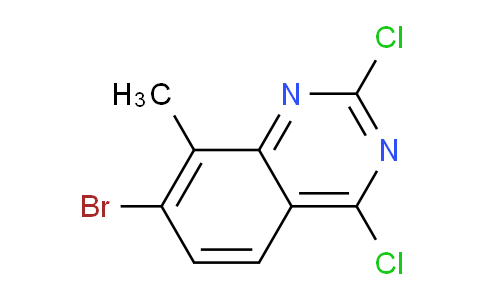 CAS No. 1388056-03-8, 7-bromo-2,4-dichloro-8-methylquinazoline