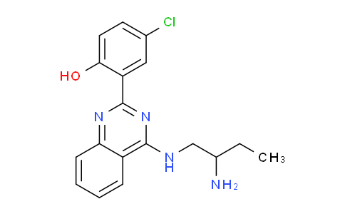 CAS No. 956121-30-5, 2-[4-(2-Amino-butylamino)- quinazolin-2-yl]-4-chloro-phenol