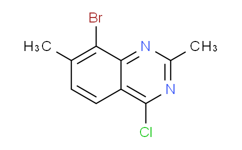 CAS No. 1379365-24-8, 8-bromo-4-chloro-2,7-dimethylquinazoline