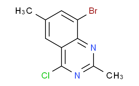 CAS No. 1263283-41-5, 8-bromo-4-chloro-2,6-dimethylquinazoline