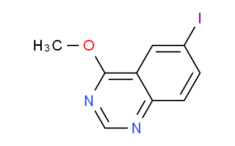 CAS No. 182880-00-8, 6-iodo-4-methoxyquinazoline