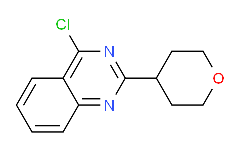 CAS No. 1416372-37-6, 4-Chloro-2-(tetrahydro-2H-pyran-4-yl)quinazoline